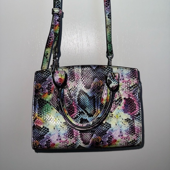 Aldo Handbags - Aldo Small Handbag Colorful Faux Snake Print